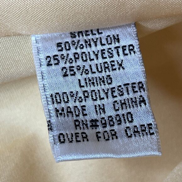 Cache Gold Silver Metallic Paisley Lined Rhinestone Button Jacket Women’s Size 6 - Picture 10 of 10